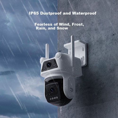 Cámara De Seguridad Qingxiaodou D320 Dual 10Mp Wifi Exterior