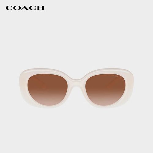 Lentes de Sol COACH Ovalado Marrón Degradado Para Mujer