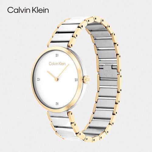 Reloj Calvin Klein Timeless 25200134 Acero Cuarzo Para Mujer