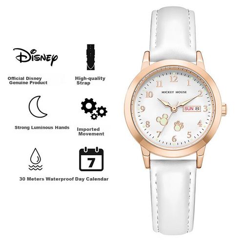 Reloj Disney Para Niñas, Ideal Para Estudiantes De Primaria, Secundaria Y Preparatoria, Perfecto Para El Regreso A Clases.