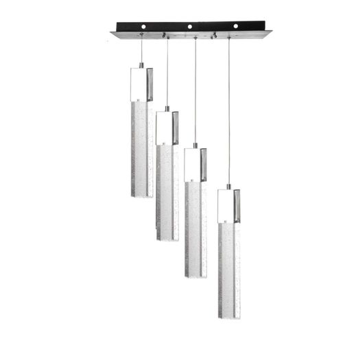 Lámpara de Techo con Chip LED Star Cristal Cortado 4 Luces