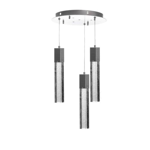 Lámpara de Techo con Chip LED Star Cristal Cortado 3 Luces