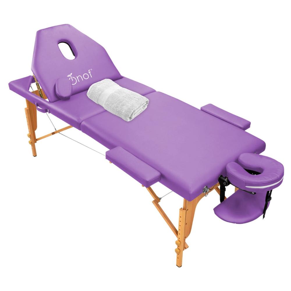  Mesa de masaje portátil plegable profesional estética spa tatuaje  camilla sofá salón de belleza plegable cama de masaje estética (color  púrpura) : Belleza y Cuidado Personal