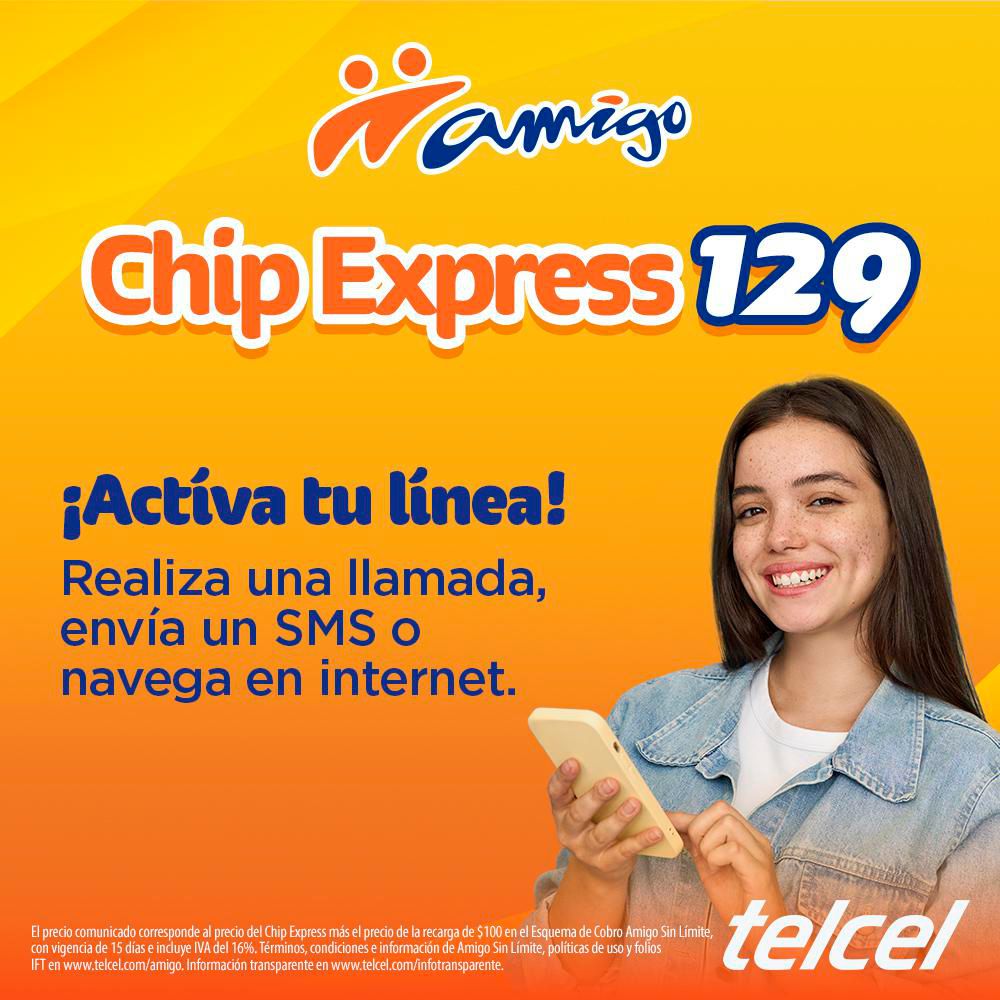 Telcel Chip Express 129