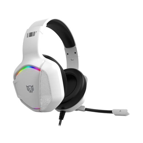 Audífonos Alámbricos Gamer Acteck BR-941198 Blancos
