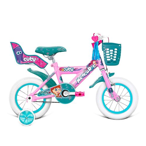 Bicicleta Infantil Mercurio Cuty R12 1V Menta