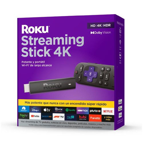Roku Stick Reproductor de Streaming 4K HD
