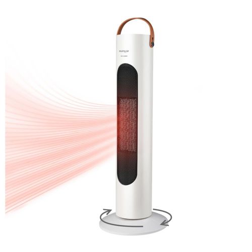 Calefactor cerámico portátil de torre oscilación 45° Eurogar EUCAL01