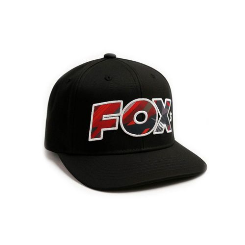 Knite Gorra snapback Foxs visera plana bordado 3D ajustable racing personalizada