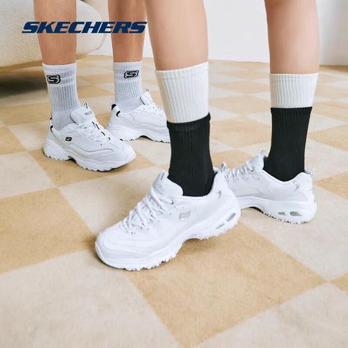 Tenis Skechers D'LITES Blanco Para Hombre