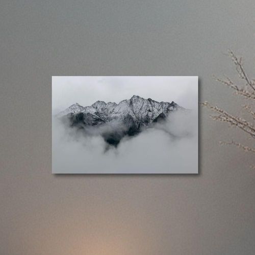 Cuadro Decorativo Paisaje 20x30cm Cima Nevada