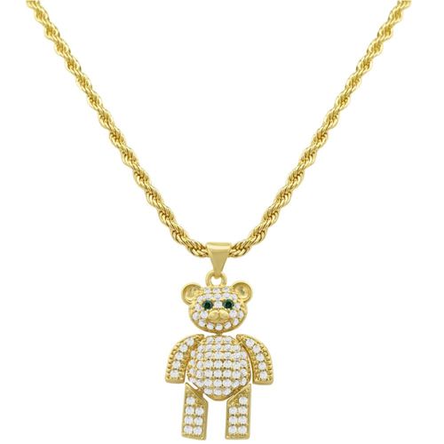 Gargantilla Osito torsal 45cm Chapa de oro Horoz EH77