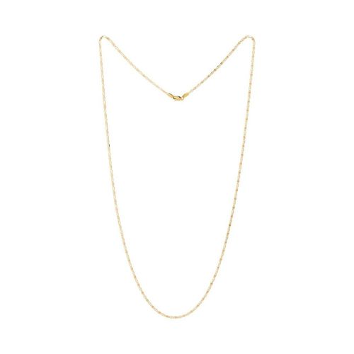 Cadena valentino oro florentino 14k CRISTAL JOYAS ALEVCL030-55F