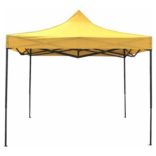 Carpa Toldo 3x3 Reforzado Plegable Impermeable Amarillo Jardin 3 X 3