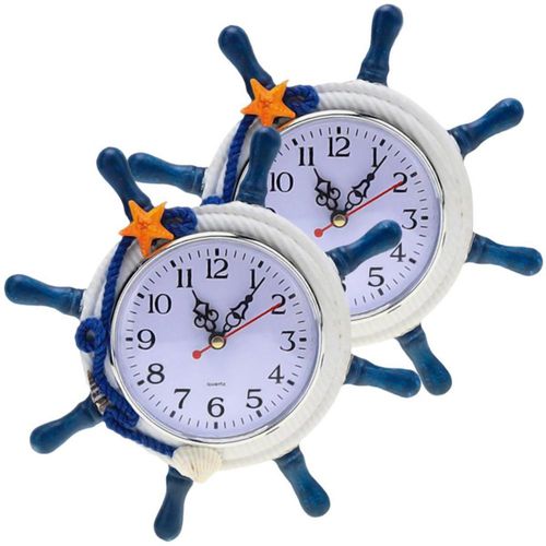 Reloj de Pared Marinos WallTick MXWAL-002 Timon Devorativo Nautica