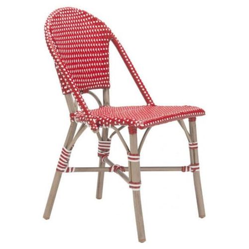 Silla Para Jardin Paris Sin Brazos - Rojo