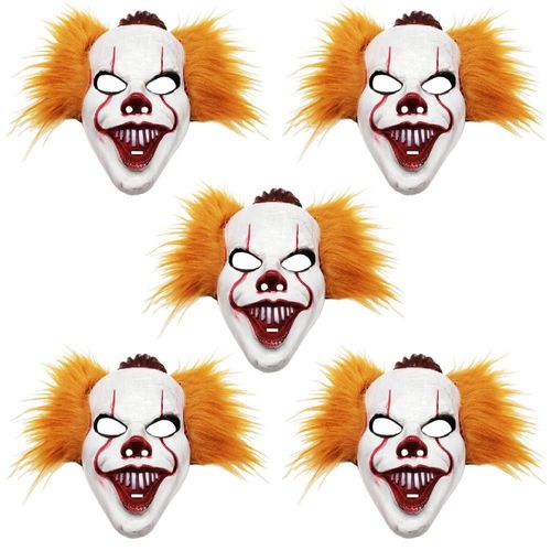 Dia de Muertos Disfraz de Pennywise MXPNY-005 PnywiseMask Mascaras de Payaso para Halloween