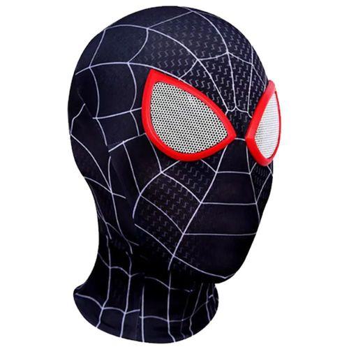 Hombre Araña Mascaras MXRBK-001 SpiderBlack01 Disfraz de Dia de Muertos