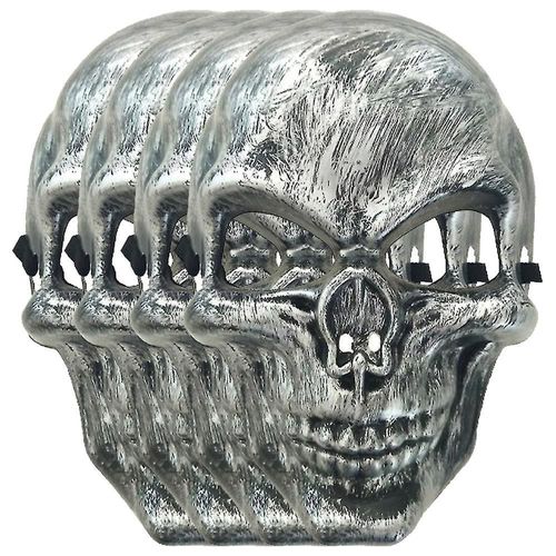 Calaveras para dia de Muertos MXKVL-004 SkullSilver Halloween Mascara Costum