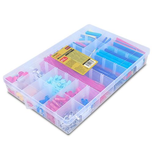 Kit Car Audio Terminal Thermofit Cinchos 615 Pza Steelpro