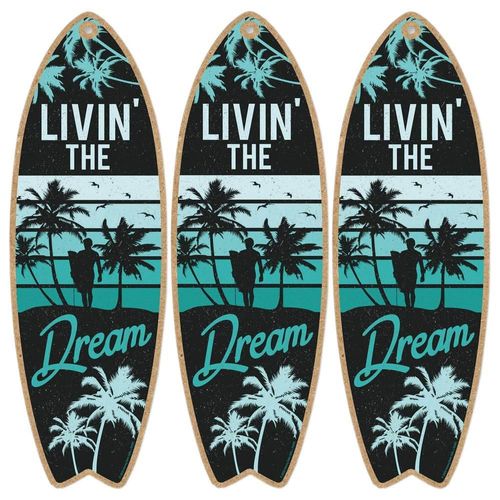 Decoraciones de Pared SurfSizzle MXZZL-003 Tablas de Surf Decoracion de Pared