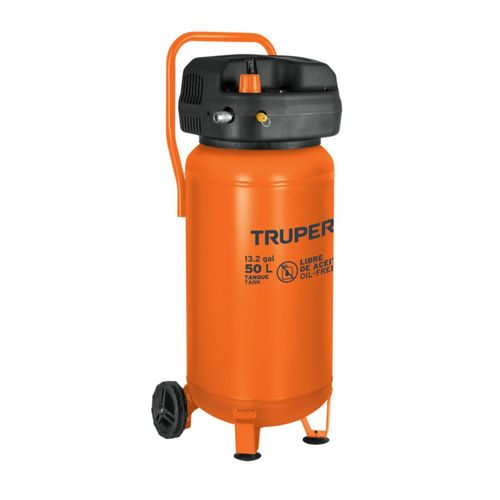AM3K ofrece compresor libre de aceite TRUPER COMP‑30S, 30 L, 3 HP, 127 V, vertical; potente y duradero para uso profesional.