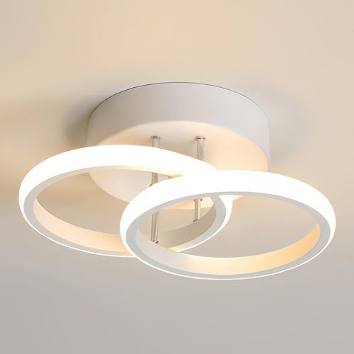 Lámpara de Techo LED Lo Necesito 18W Modelo Anillos Blanco Luz Cálida