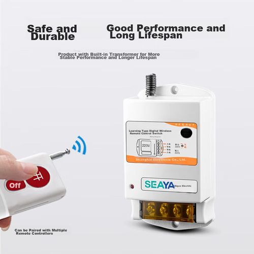 Interruptor Inalámbrico Seaya, Control Remoto, 220V