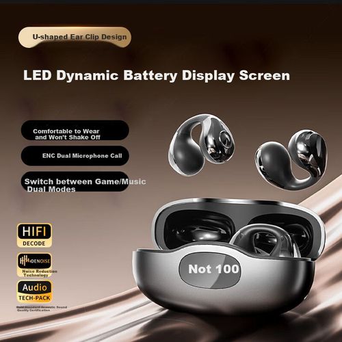 Audífonos Inalámbricos Lenovo Ex05 Gris Hierro Resistente Al Agua