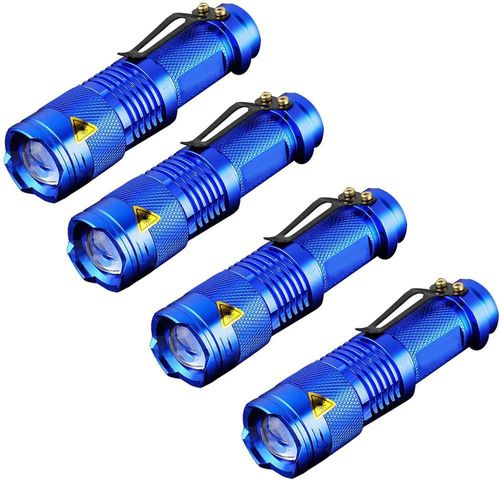 Linterna Táctica 2000 Lúmenes MXLCB-004 LightTechBlue Lampara Táctica LED Contra el Agua