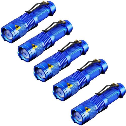 Linterna Táctica Ajustable Escalada MXLCB-005 LightTechBlue Lampara Táctica LED Contra el Agua