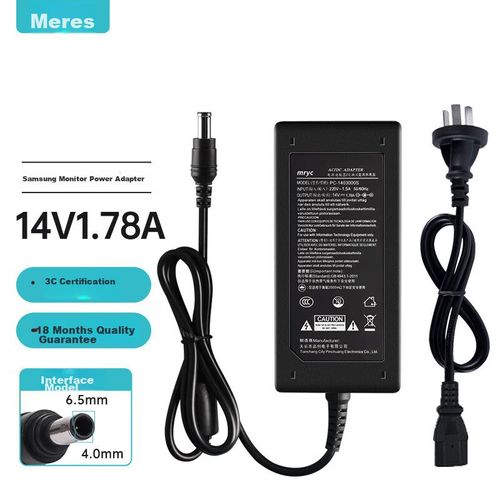 Adaptador De Alimentación Para Monitor Samsung Mryc 14V 1.78A 6.5X4.0Mm