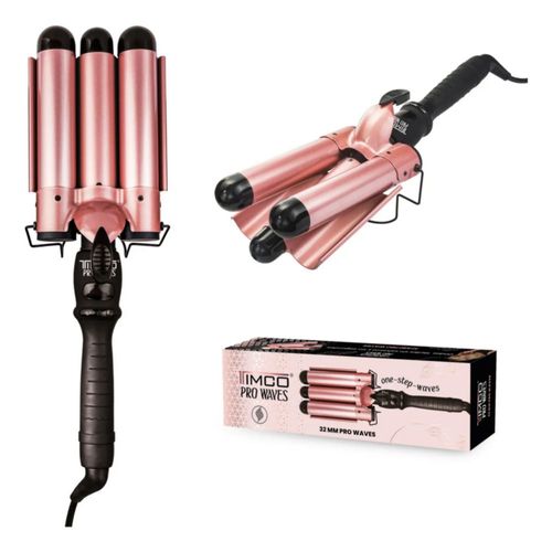 Rizador Waflera Triple Digital De Tres Barriles modelo T8813 marca TIMCO