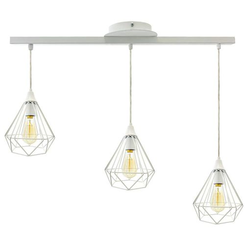 Lampara De Techo Luz Ideal, Rubí De Riel 3 Luces Blanco.