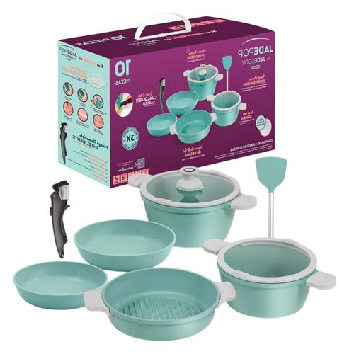 Batería de Cocina Jade Pop Edge 10 pzas Jade Cook