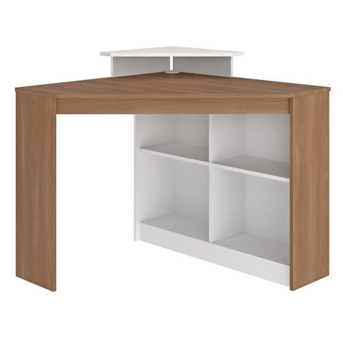 Escritorio Dublin Nogal con Blanco