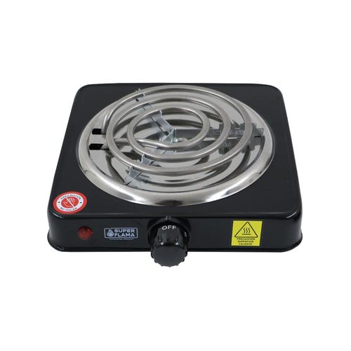 Parrilla de Mesa Eléctrica Super Flama 1R-T-N Negra