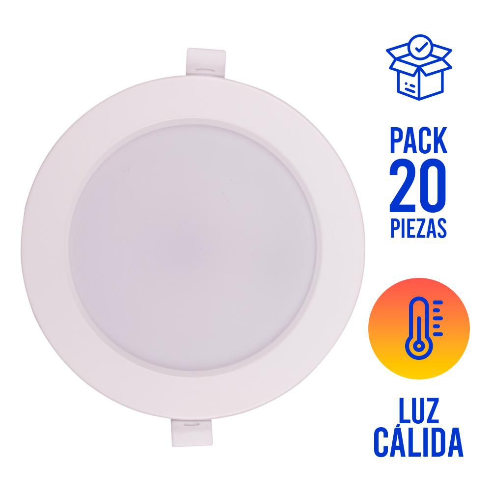 ICON Downlight LED Empotrable 12W Luz Cálida 3000K Línea ECO Bajo ...