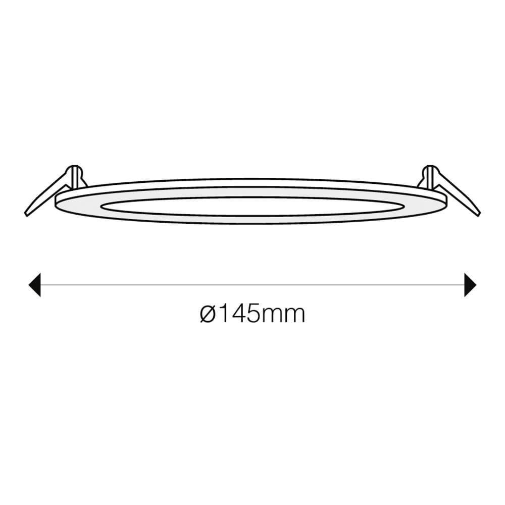 ICON Downlight LED Empotrable 12W Luz Cálida 3000K Línea ECO Bajo ...