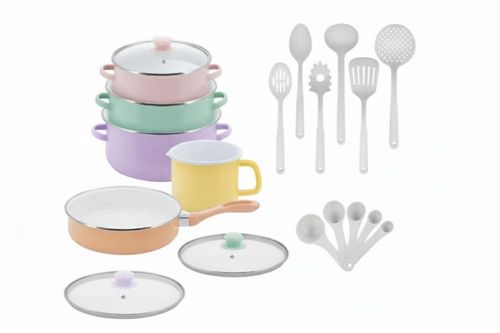 Batería de cocina Sofía Colors 20pz