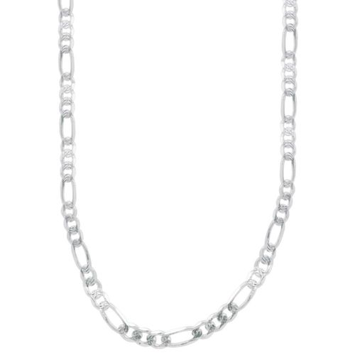 Cadena tejido 3x1 calibre 150 diamantada en medida 65cm plata 925 Horoz EP671