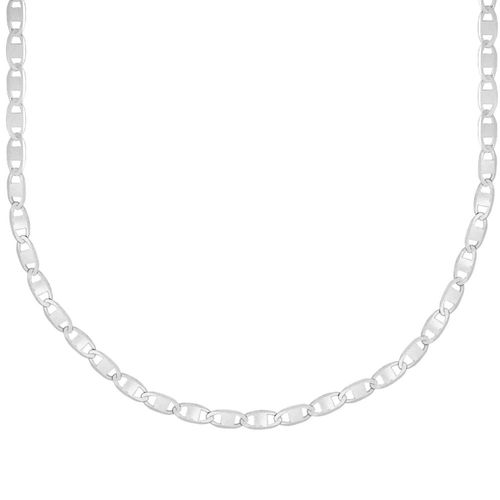 Cadena Valentina Ancha 60cm Horoz Plata .925 EP703