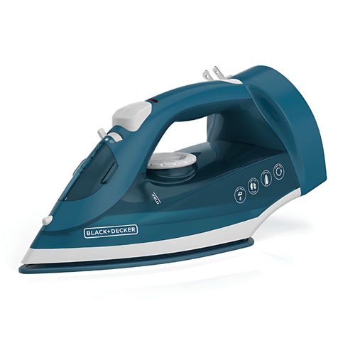 Plancha Black and Decker ICR004B azul c/cable retráctil