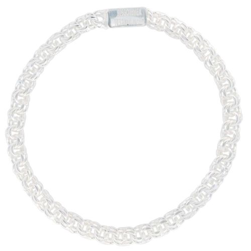 Pulsera Tejido Chino medida 18cm Plata .925 Horoz EP554