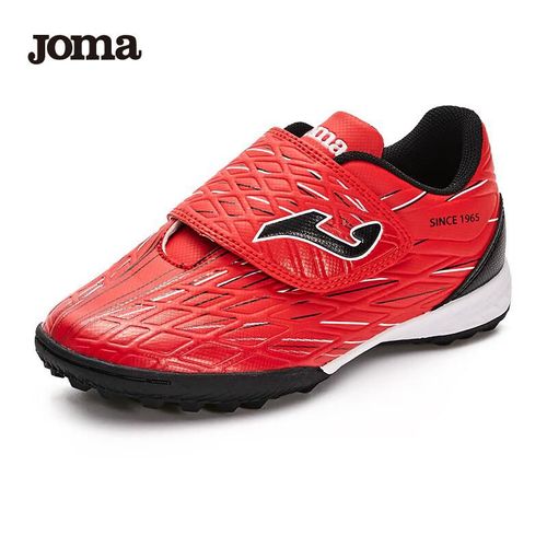 Tenis De Fútbol Joma Tf Rojo Con Cierre De Velcro Para Césped Artificial