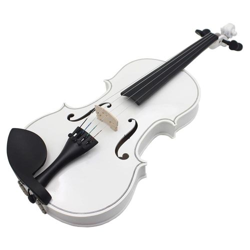 Violín 4/4 Acústico Con Arco Brea Estuche Blanco