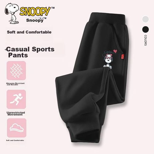 Pants Snoopy Negro Para Niña