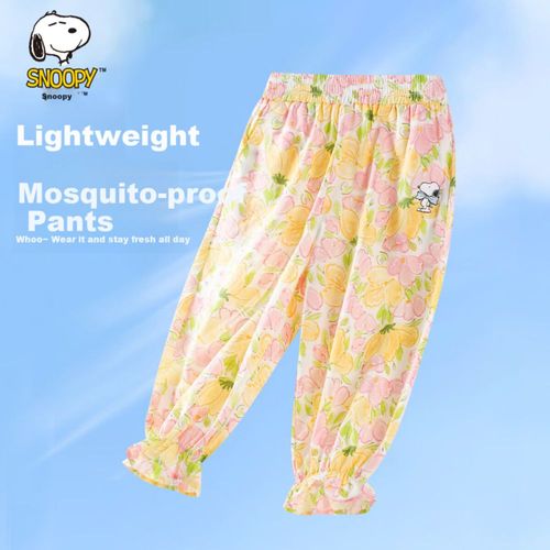 Pants Snoopy Ks5K026 Amarillo Para Niña