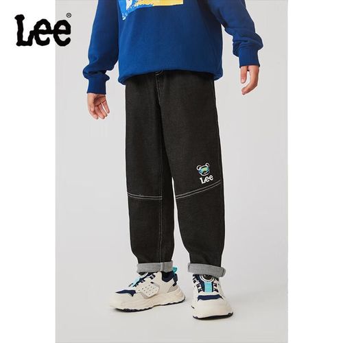 Pants Lee Jeans Negro Para Niño