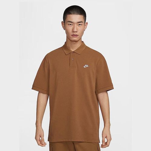 Playera Polo Nike Marrón Para Hombre